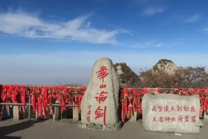 Senderismo en la montaña Huashan