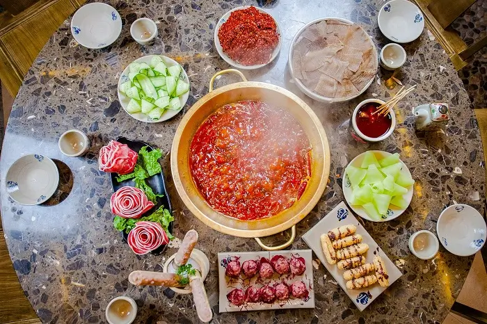 Ingredientes del Hotpot en Chongqing