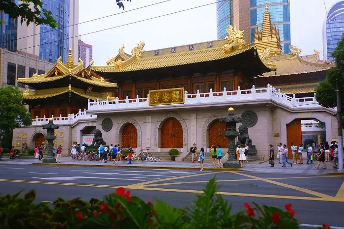 Templo Jing'an en Shanghai