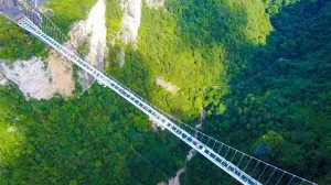 puente de vidrio de zhangjiajie