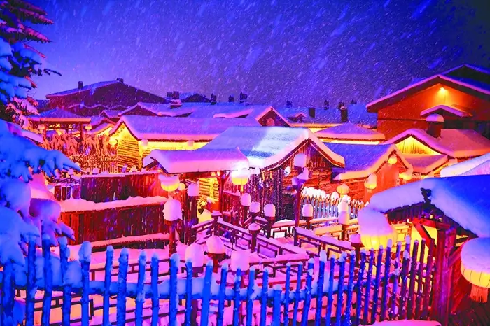 China Snow Town