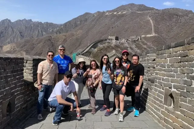 Huéspedes en la Gran Muralla de Mutianyu